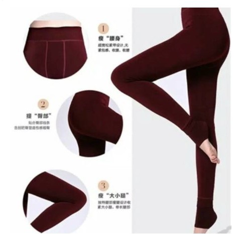 Celana Legging Hangat Elastis untuk Winter Musim Dingin