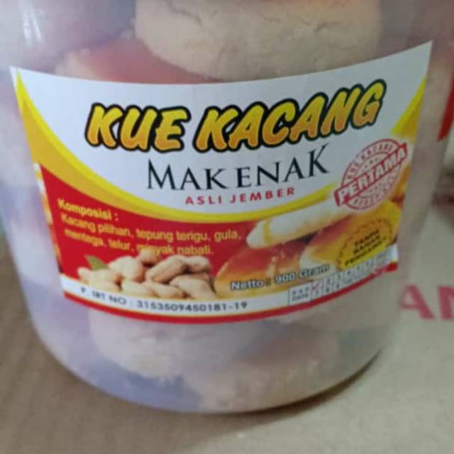 

Kue kacang mak enak