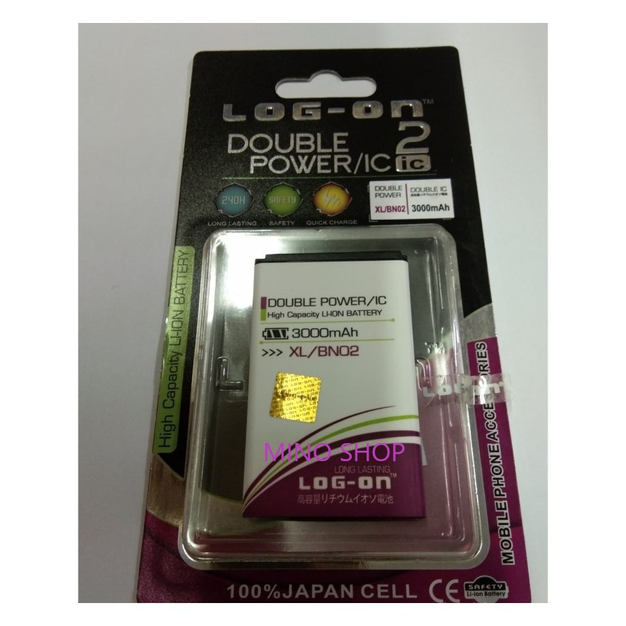 BATERAI NOKIA LUMIA XL - BN02 - LOG ON DOUBLE POWER BATTERY BATRE