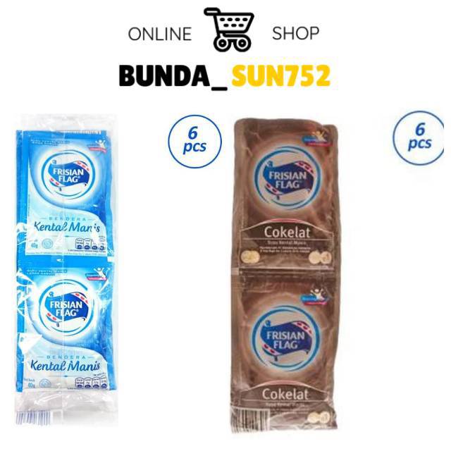 

Frisian Flag Susu Kental Manis 6 Sachet