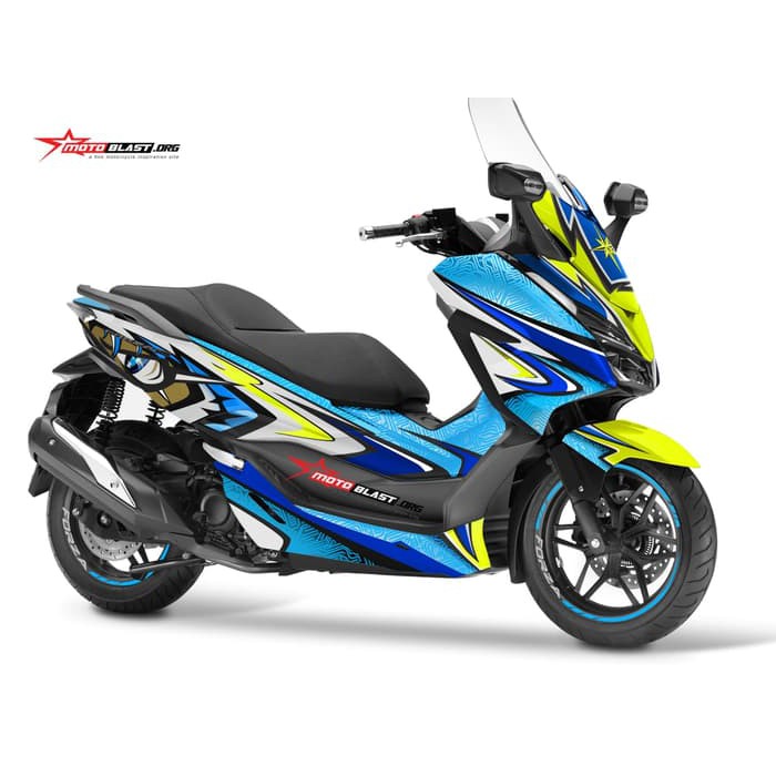 Decal Stiker Full Body Honda Forza Livery Helm Dajiro X14 Motoblast