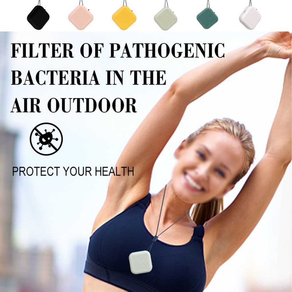 Air Purifier Necklace Wearable Pembersih Udara Kalung Mini Personal Portable Air Freshener Ionizer Portable