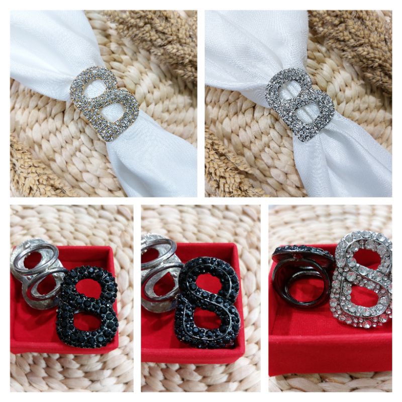 Ring Button scarves glamor