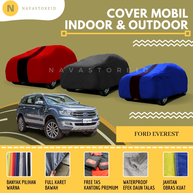 Ford Everest Cover Waterproof Premium Body Cover / Sarung Mobil Ford Everest