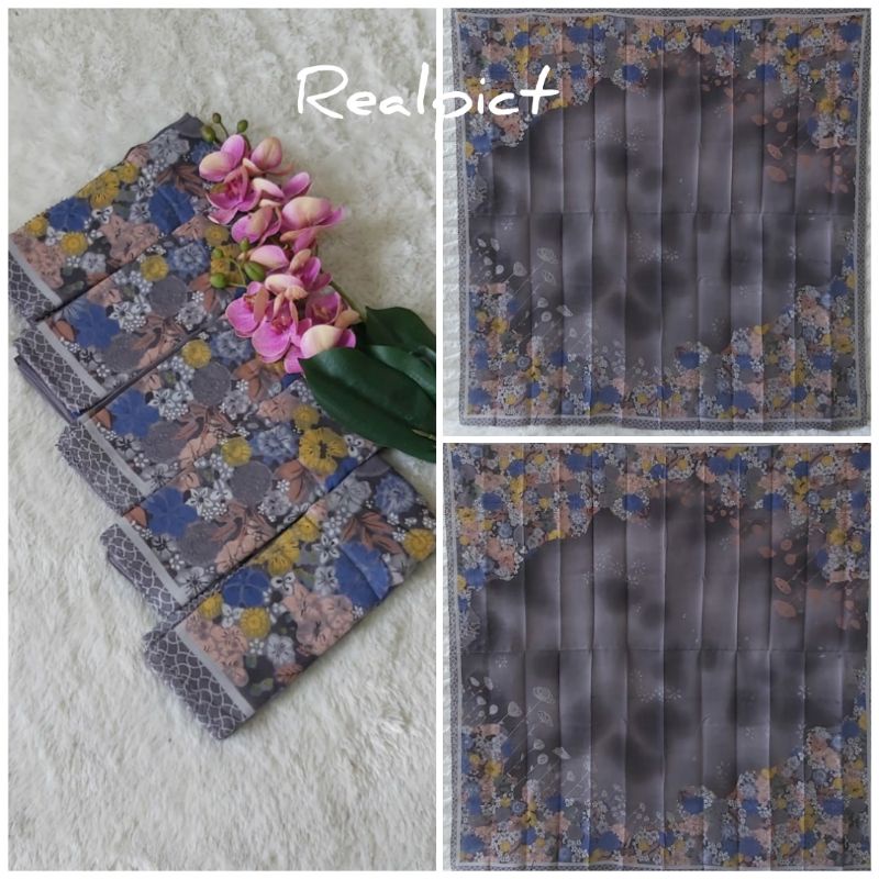 (COD)Kerudung Segiempat Voal Jilbab Denai Hijab Voal Motif Premium Segiempat Voal Motif-Voal Motif E