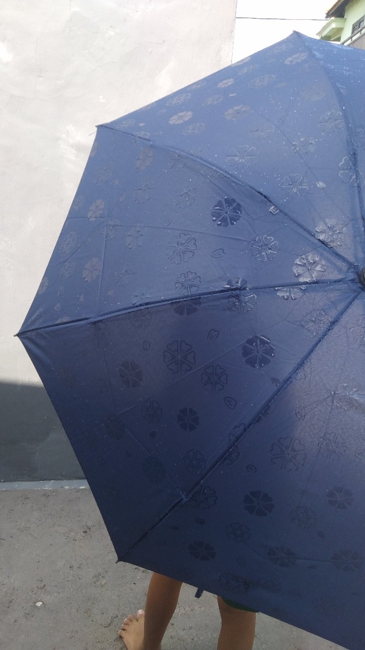 Payung Lipat 3 Sky 3d Magic Premium Korea Polos  / Dimensi Anti Uv Sarung - A3-03