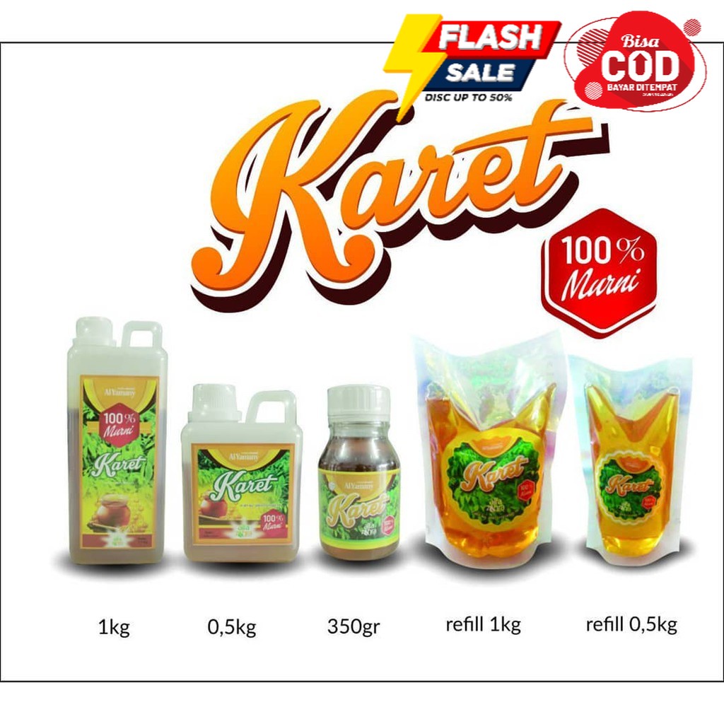 

Al Yamani Madu Asli - Madu Nektar Karet Murni 100% Original ORIGINAL