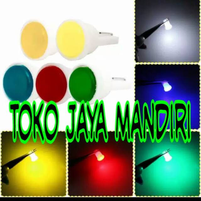 Lampu LED T10 COB Lampu sein Lampu senja Lampu variasi kendaraan Motor Mobil Grosir Termurah