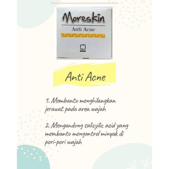 MORESKIN ANTI ACNE