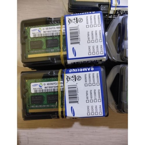 RAM DDR3L SAMSUNG 4GB PC-10600 Sodimm LAPTOP/NB