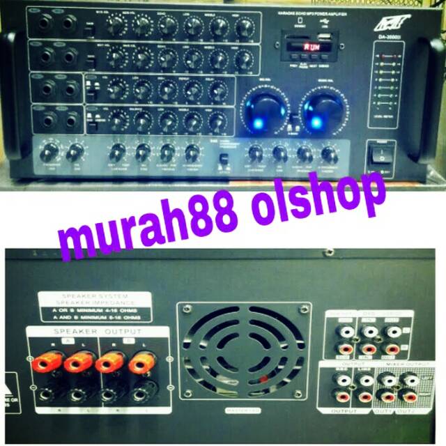 Amply karaoke Pewei dA 3500 with processor