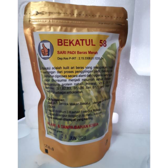 

BEKATUL SARI PADI BERAS MERAH 58 MINUMAN HERBAL