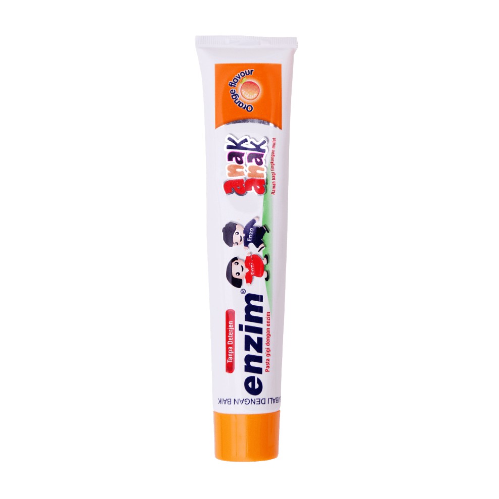 Enzim Children Toothpaste Pasta Gigi Anak Orange Jeruk 63g
