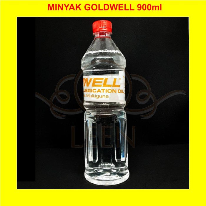 Minyak Pelumas Oli Mesin Jahit GOLDWELL 900 All Purpose Oil 900ml LEEN