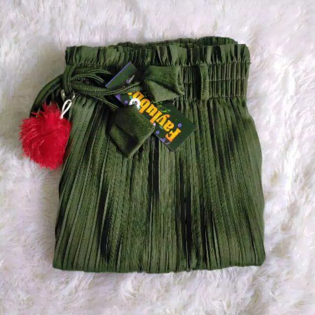 Rok tali plisket anak/rok tali anak/rok anak 4-10 tahun