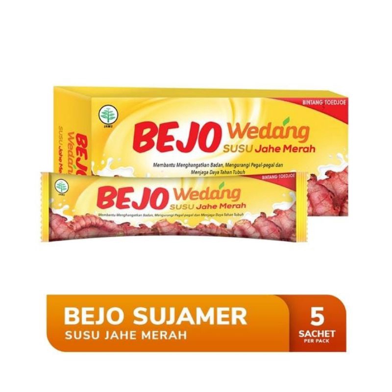 

BEJO Wedang Susu Jahe Merah 5 x 10,5 g
