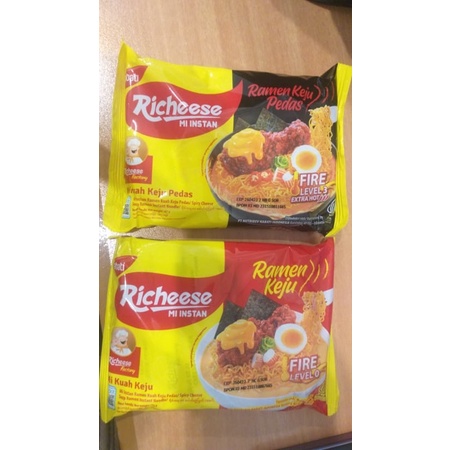 

Mie Ramen Richeese Level 0 dan 3