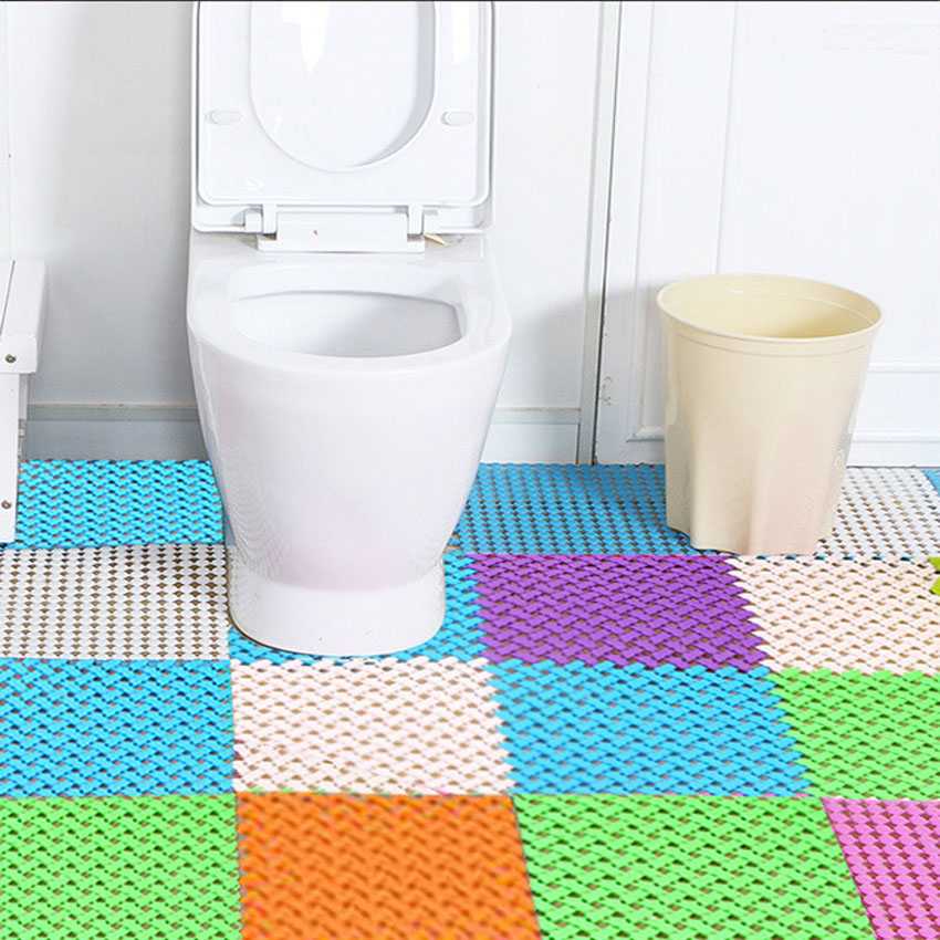 DISKON KARPET KAMAR MANDI ANTI SLIP POLKADOT KARPET ANTI LICIN DAPUR MAT NON SLIP Karpet Kamar Mandi Anti Licin 30x30CM