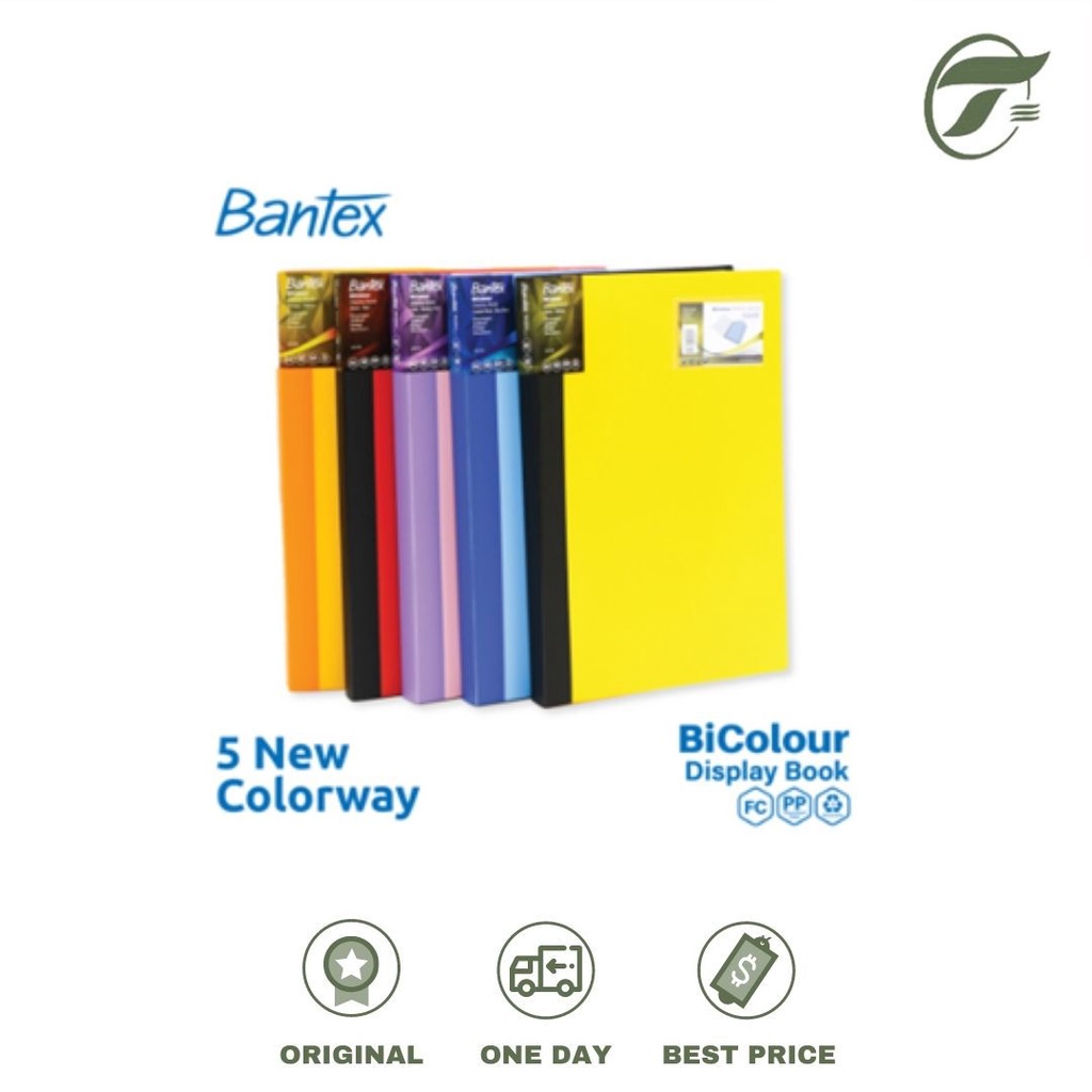 

Bantex BICOLOUR Display Book Folio 40 Pocket 3185