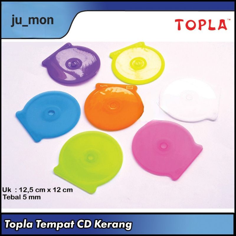 Kotak CD/ Wadah CD/ CD Case Kerang Topla