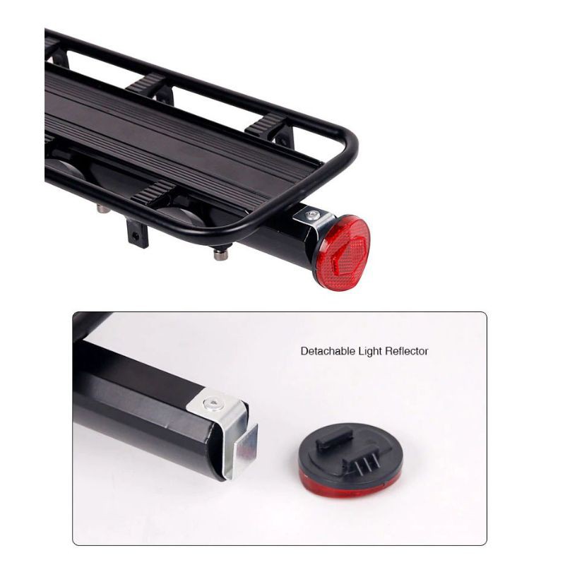 Mall DEEMOUNT Boncengan Belakang Sepeda Luggage Carrier Rear Rack Quick Release - RCK-103 - Bla