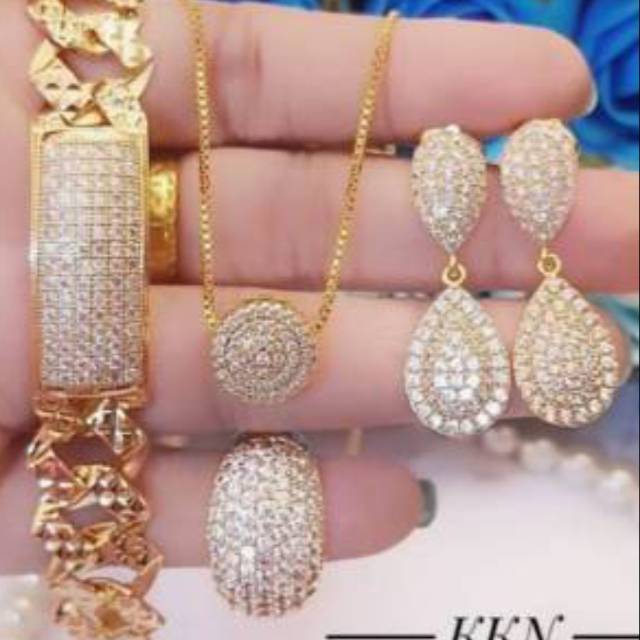 Set perhiasan xuping lapis emas 24k 1830