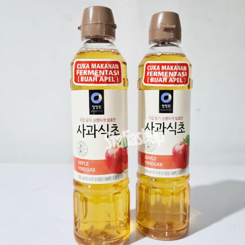 Daesang Chung Jung One Apple Vinegar 500gr Cuka Apel Korea