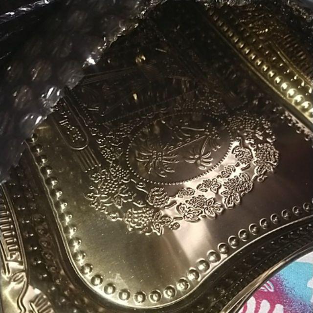 Nampan Arab Persegi Sedang / Nampan Stainless / Souvenir Oleh Oleh Haji Dan Umroh