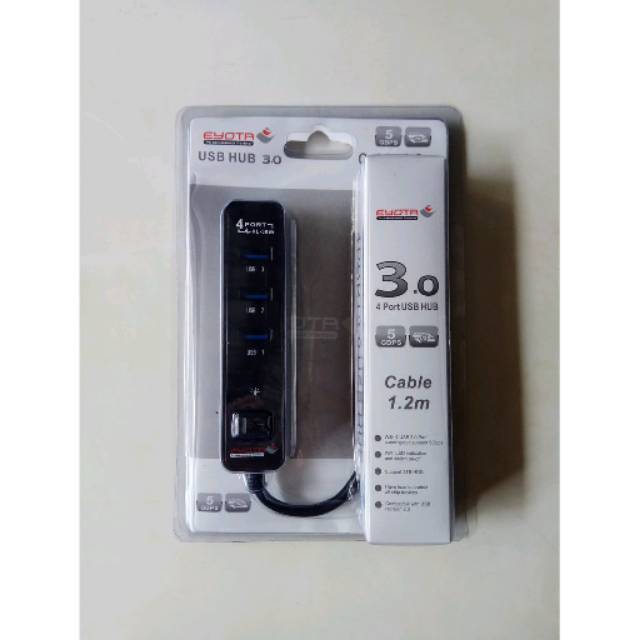 Usb hub 4 port 3.0 saklar on off support Hardisk 1tb