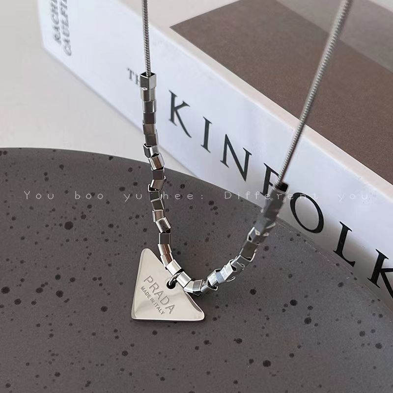 Kalung Liontin Pra Warna silver Hypoallergenic Untuk Pria Dan Wanita