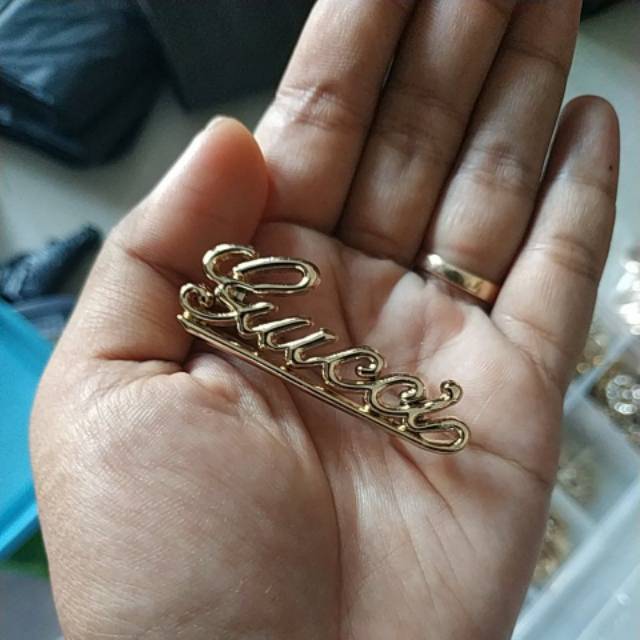 Bros / logo  hiasan tas kerajinan tangan