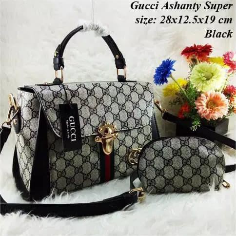 Tas Murah Tas Batam Tas Wanita Import Tas Gucci Ashanty Super Handbag Murah - Maroon