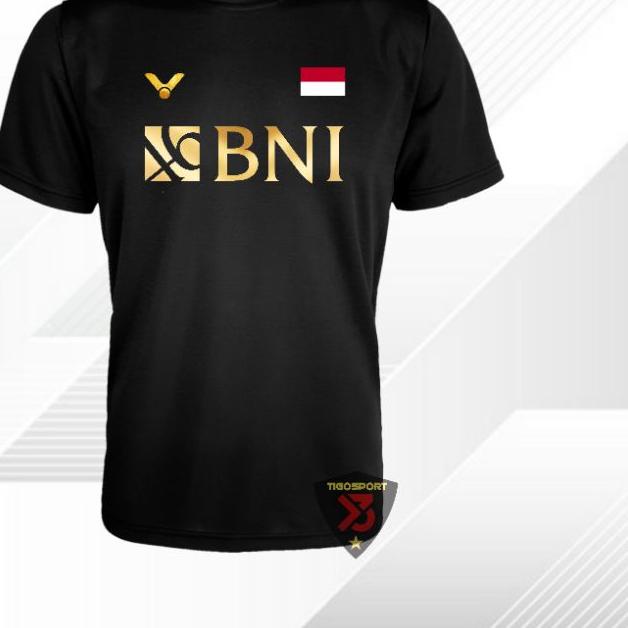 KAOS BADMINTON BNI 46/JERSEY BADMINTON/BAJU BULUTANGKIS/JERSEY BULUTANGKIS