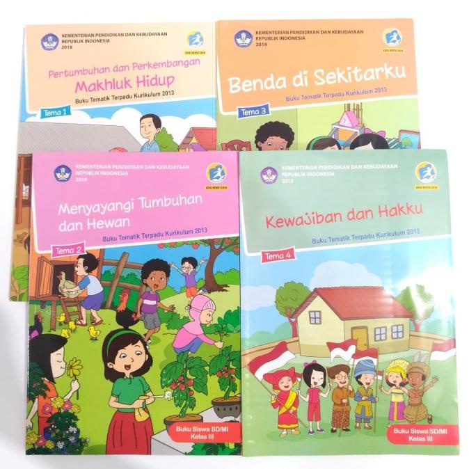 

BUKU TEMATIK SD PAKET KELAS 3 TEMA 1234 Star Seller Termurah