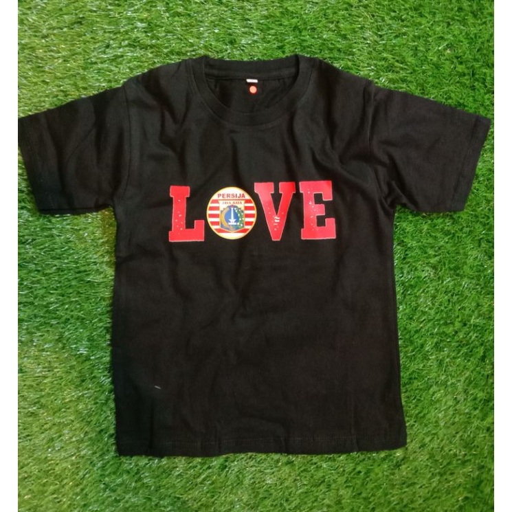 T-Shirts Anak Persia Kaos Anak Persija Kaos Love PERSIJA