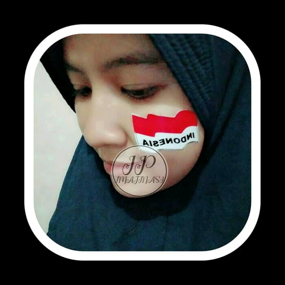 

Stiker pipi - Merah putih gelombang - tipe 4