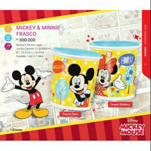 PROMO MICKEY &amp; MINNIE FRASCO Rp.350.000