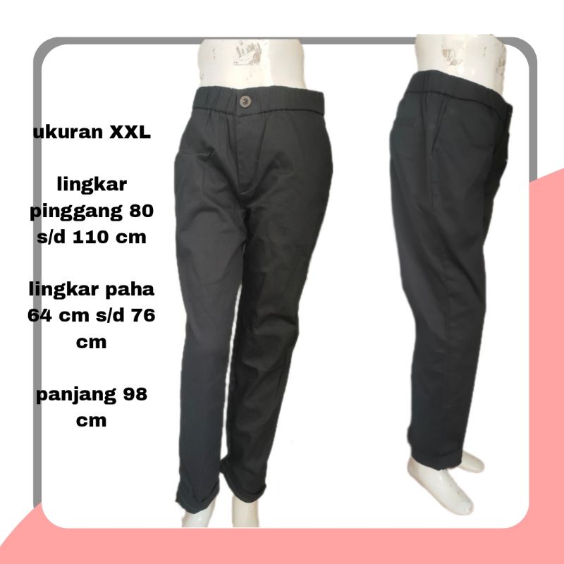 CELANA WANITA KERJA WORKS PANTS BAHAN KATUN TWILL COMBED STRETCH TEBAL celana cewek cewe perempuan celana kerja nyaman melar kantor jumbo wanita premium terbaru terkini work pants