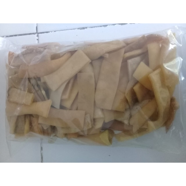 

Rambak kulit sapi mentah 500 gram bentuk BIASA