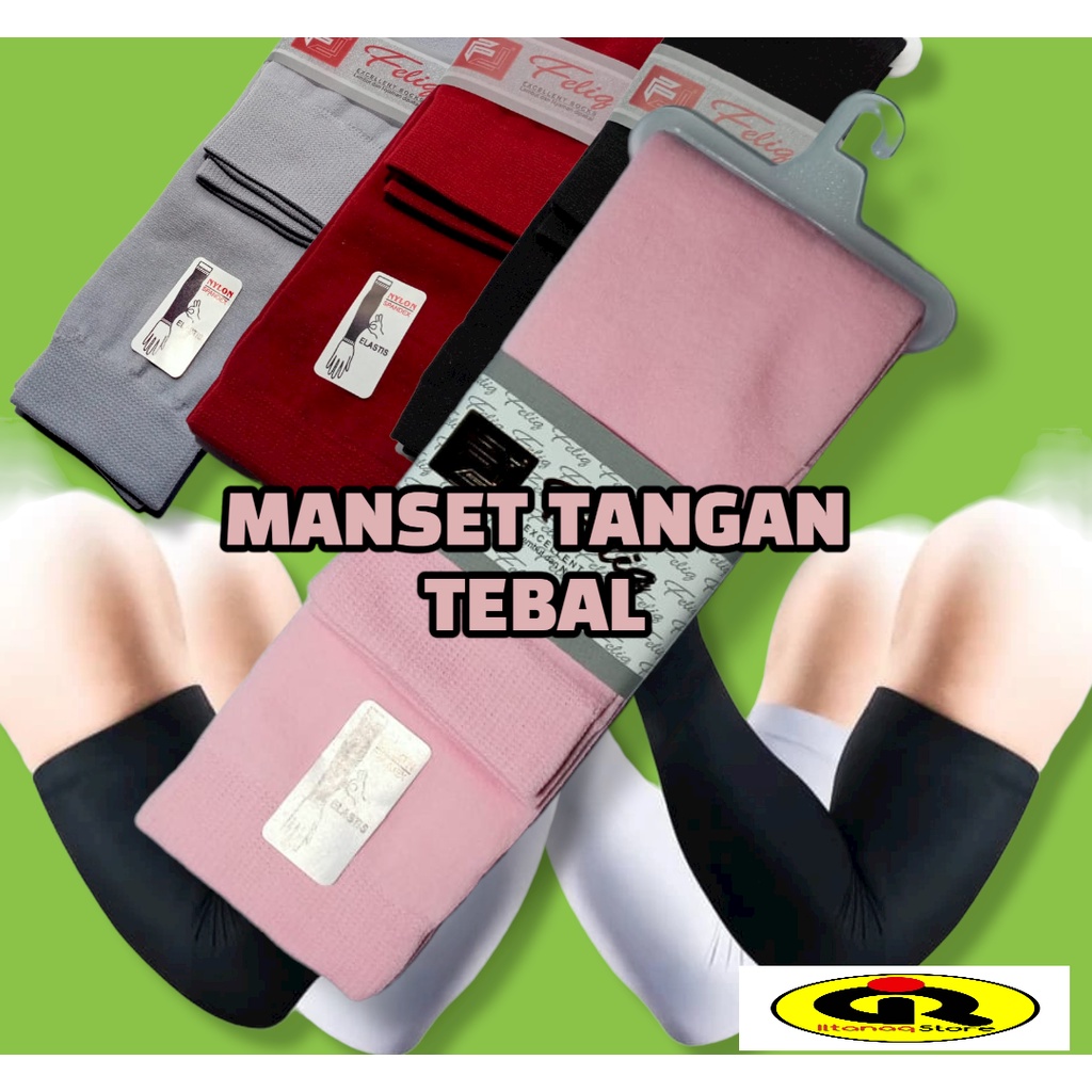 Manset Tangan Tebal Berkualitas/Manset Tangan Polos/Sarung Lengan Sport ( PREMIUM ) SERI 03