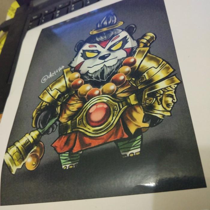 

Kertas stiker glossy F4 isi 100 Lembar