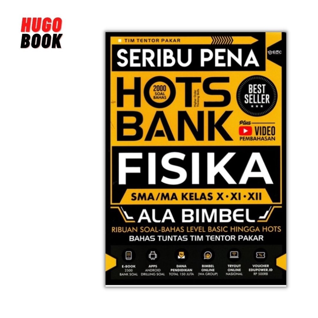 BEST SELLER : FISIKA SMA/MA: SERIBU PENA HOTS BANK