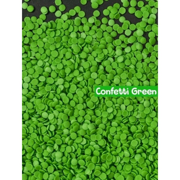 

Sprinkle kue/trimit/sprinkel/confetti permen green