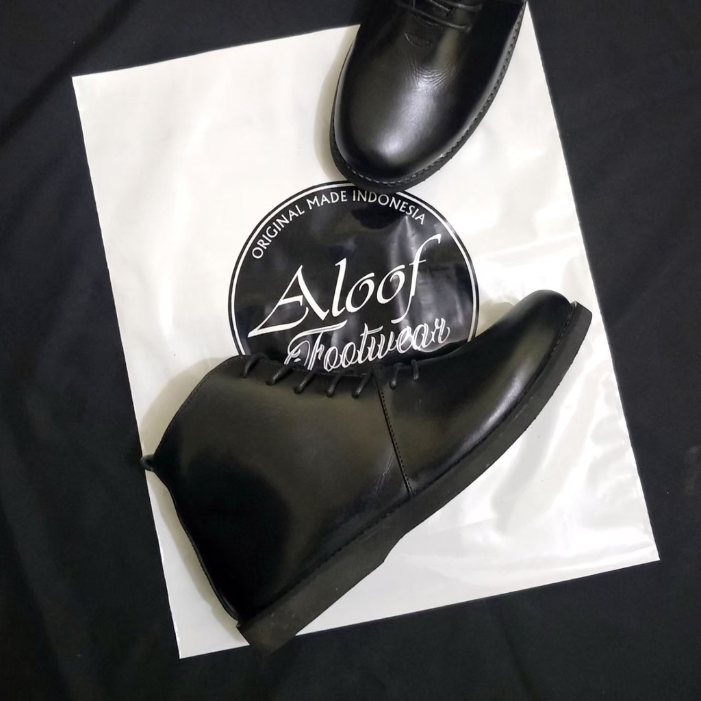 Sepatu Boots Pria Kulit Asli ALOOF BRADA Original Handmade Bandung