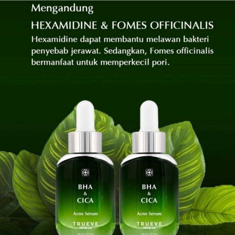 Trueve BHA &amp; CICA Acne Serum 30 ML ( Serum Wajah )