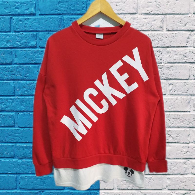 Crewneck mickey mouse