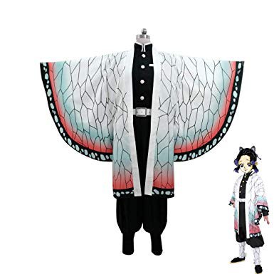 FULLSET SHINOBU KOCHO KIMETSU NO YAIBA COSTUME COSPLAY