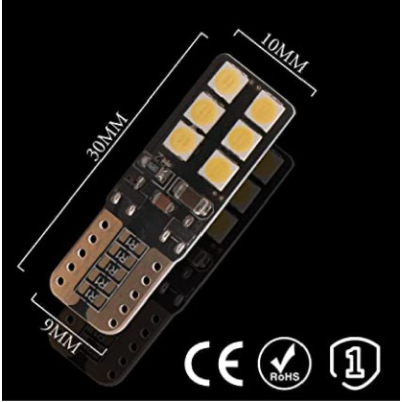 RB ARSY LED Lampu Plat Nomor Mobil 3030 12 Titik Extrime Bright PNP