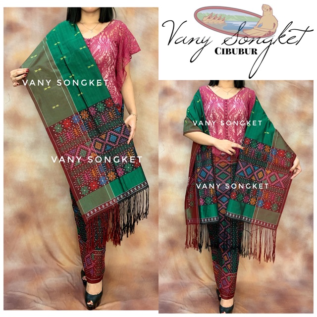 SEMI SUTERA SADUM ANGKOLA ASLI BATAK TENUN VANY SONGKET