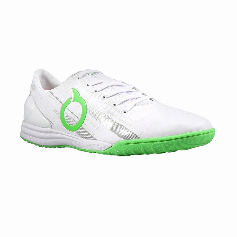 SEPATU FUTSAL ORTUSEIGHT CATALYST LEGION V2 IN - White Fluo Green (100% ORIGINAL)